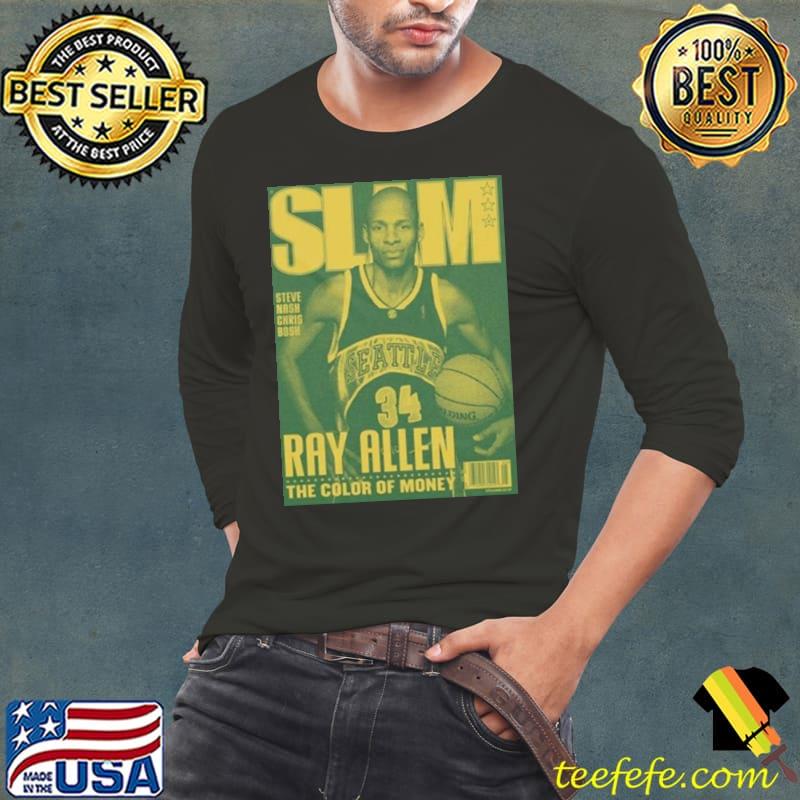 Slam Mural Steve Nash Chris Bosh Ray Allen The Color Of Money s Long Sleeve Tee Slam Mural Steve Nash Chris Bosh Ray Allen The Color Of Money s Long Sleeve Tee