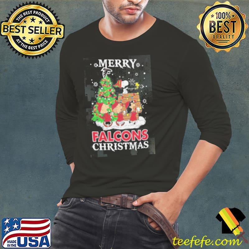 Snoopy And Friends Merry Atlanta Falcons Christmas Shirt Long Sleeve Tee Snoopy And Friends Merry Atlanta Falcons Christmas Shirt Long Sleeve Tee