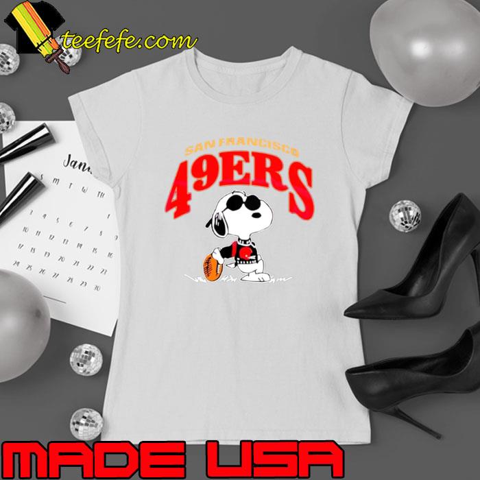 Snoopy San Francisco 49ers football fan shirt Snoopy San Francisco 49ers football fan shirt