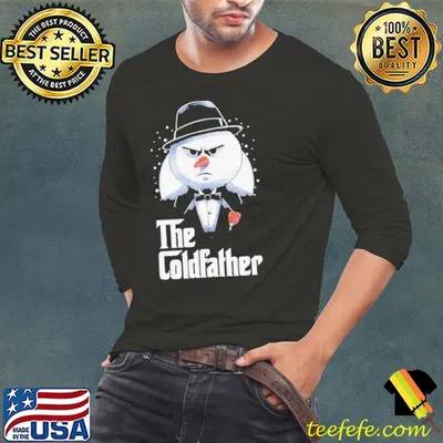 Snowman The Codfather Merry Christmas Shirt