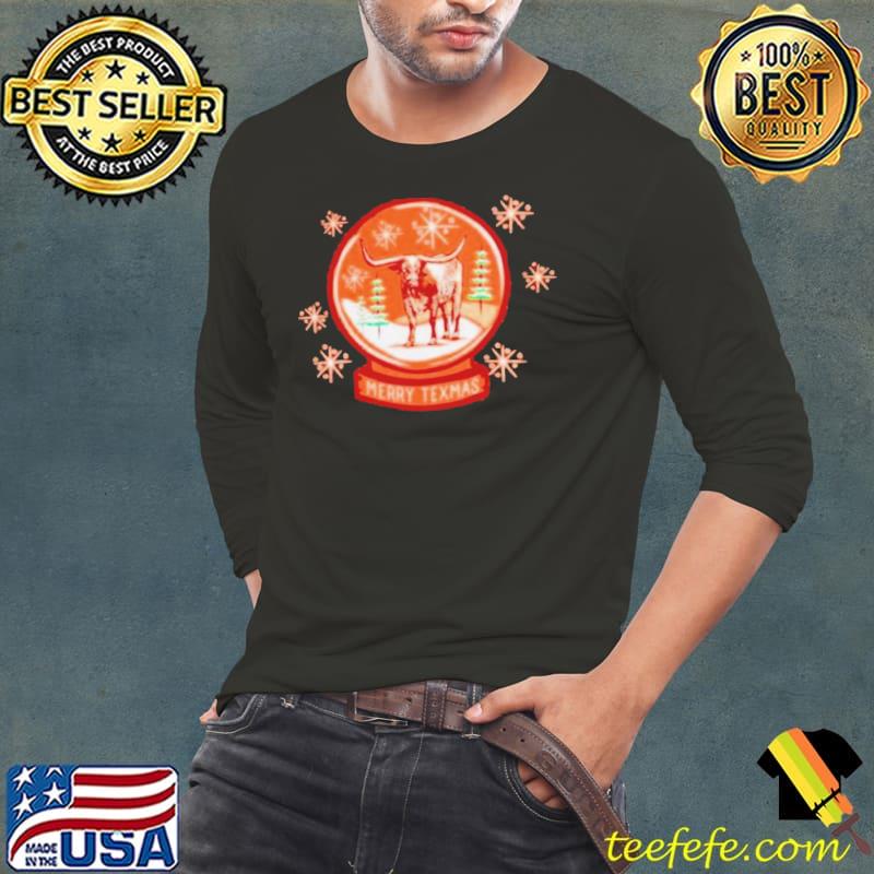 Texas Longhorn Snow Globe Merry Texmas shirt Texas Longhorn Snow Globe Merry Texmas shirt