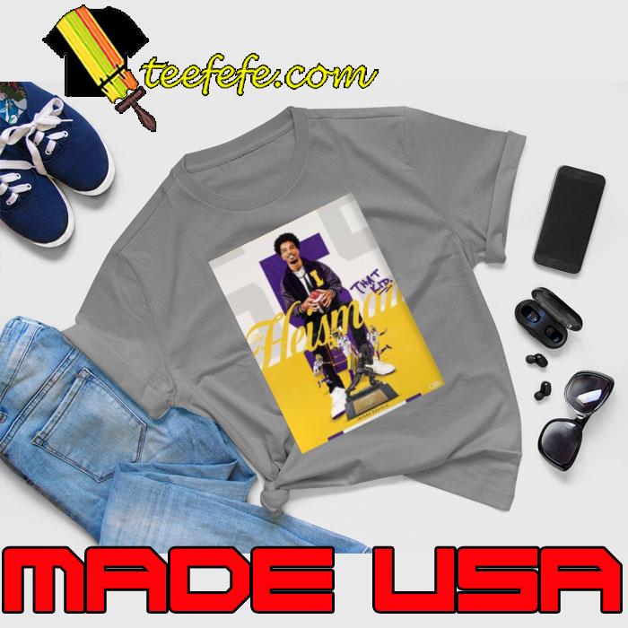 The 2023 Heisman Trophy Winner Is Jayden Daniels Of LSU Football Shirt Unisex The 2023 Heisman Trophy Winner Is Jayden Daniels Of LSU Football Shirt Unisex