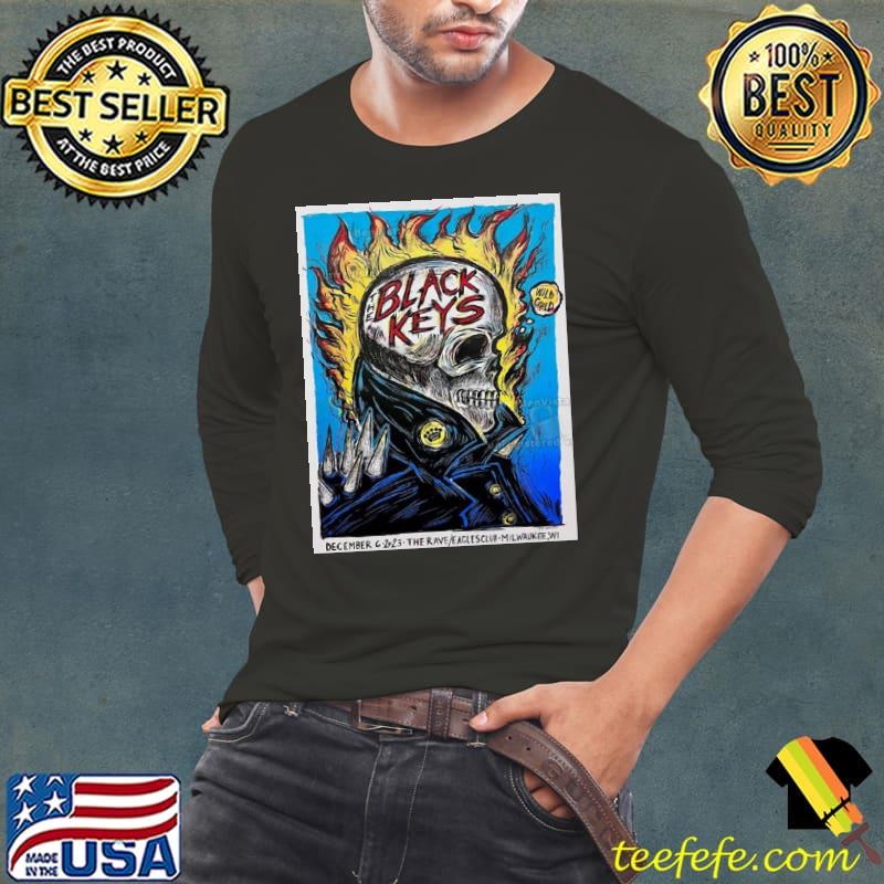 The Black Keys December 6, 2023 Eagles Club in Milwaukee Poster shirt