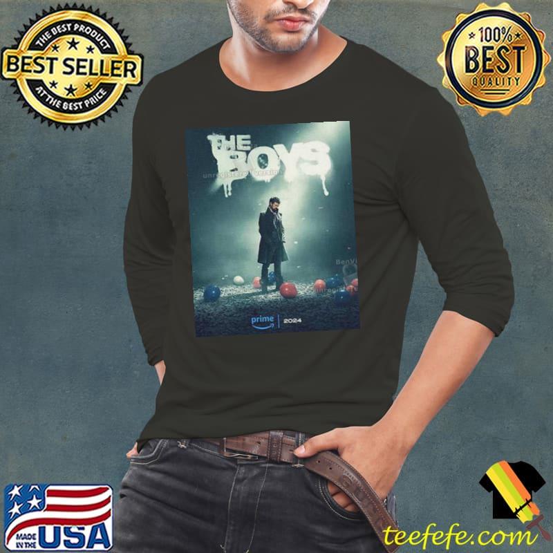 The First Poster For The Boys Season 4 Of Billy Butcher Shirt Long Sleeve Tee The First Poster For The Boys Season 4 Of Billy Butcher Shirt Long Sleeve Tee