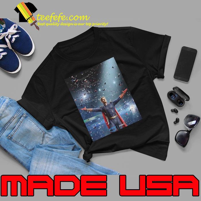 The First Poster For The Boys Season 4 Of Homelander Shirt Unisex The First Poster For The Boys Season 4 Of Homelander Shirt Unisex