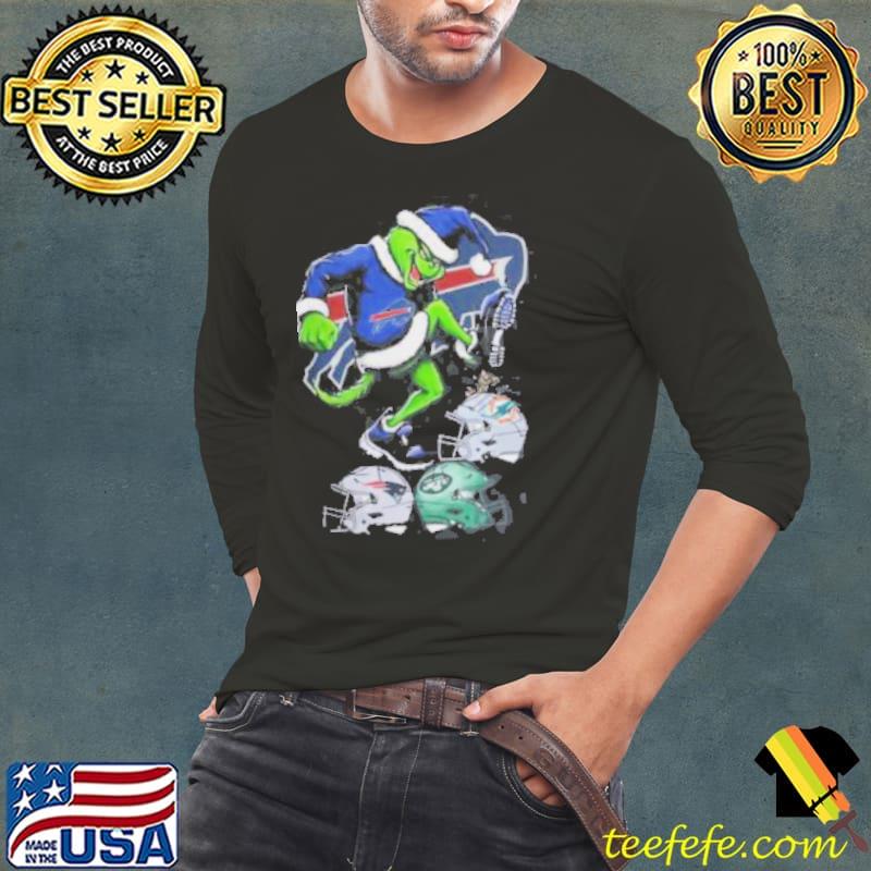 The Grinch Buffalo Bills Stomp On NFL Teams Christmas Shirt Long Sleeve Tee The Grinch Buffalo Bills Stomp On NFL Teams Christmas Shirt Long Sleeve Tee