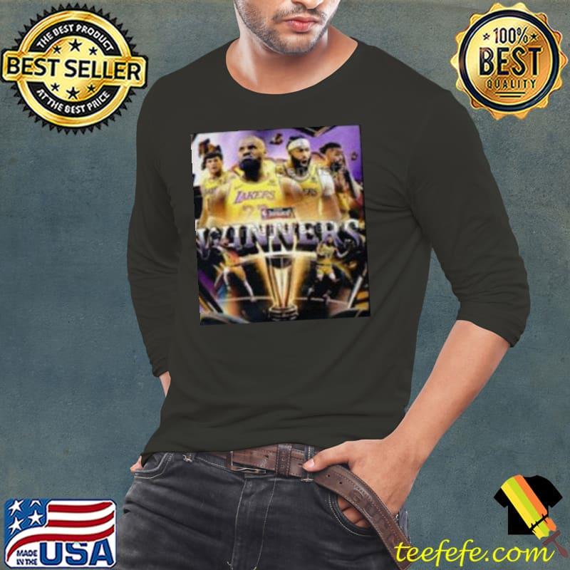 The Lakers Win The First Ever NBA In Season Tournament Championship Champions Classic Shir Long Sleeve Tee The Lakers Win The First Ever NBA In Season Tournament Championship Champions Classic Shir Long Sleeve Tee