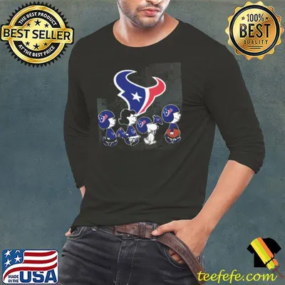 The Peanuts Snoopy And Friends Cheer For The Houston Texans NFL Shirt