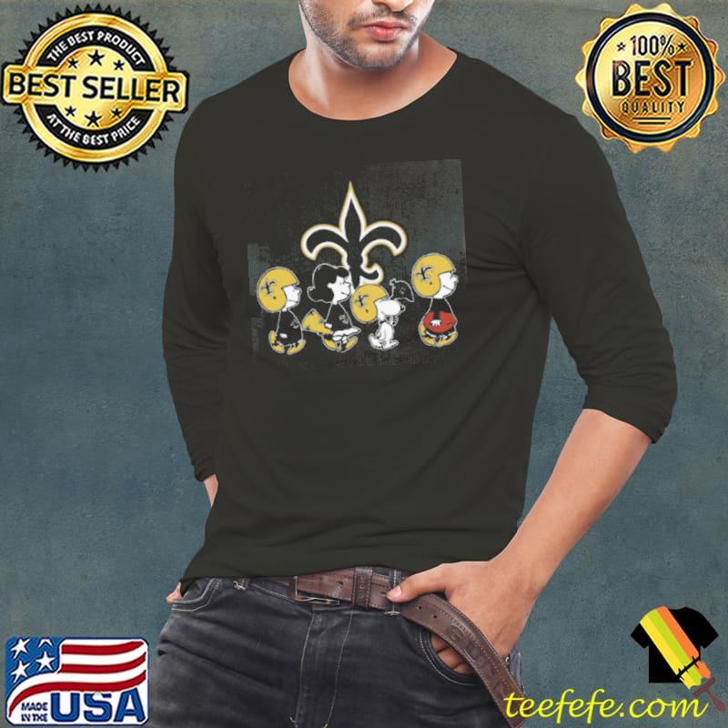 The Peanuts Snoopy And Friends Cheer For The New Orleans Saints NFL Shirt