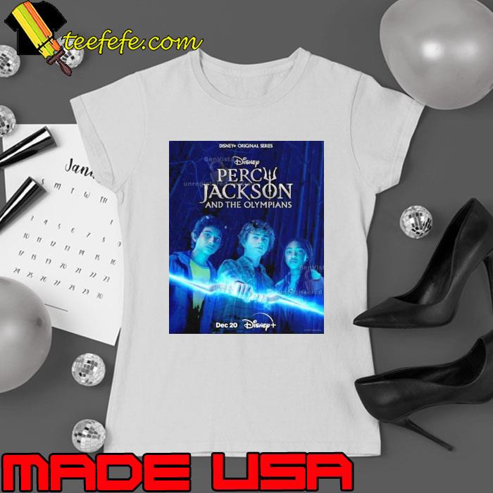 The Percy Jackson Series On Disney Plus Percy Jackson And The Olympians Three Main Characters Percy x Annabeth x Grover Poster Shirt Ladies tee The Percy Jackson Series On Disney Plus Percy Jackson And The Olympians Three Main Characters Percy x Annabeth x Grover Poster Shirt Ladies tee