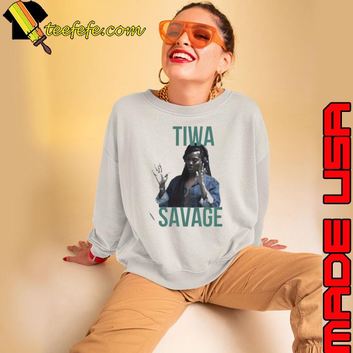 Tiwa Savage Wizkid shirt