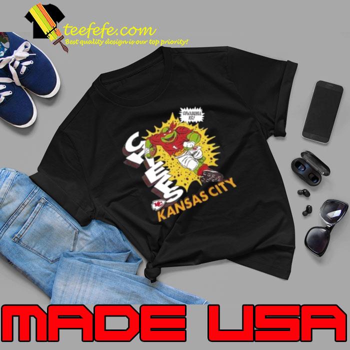 TMNT Raphael x Kansas City Chiefs Mascot Shirt Unisex TMNT Raphael x Kansas City Chiefs Mascot Shirt Unisex