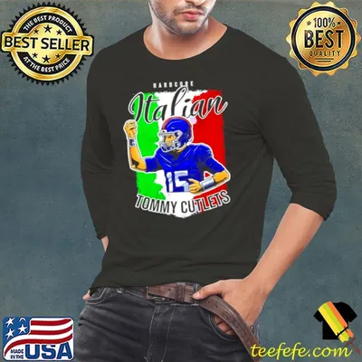 Tommy Cutlets Hardcore Italian flag shirt