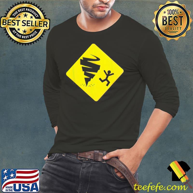 Tornado Warning Yellow Sign Shirt Tornado Warning Yellow Sign Shirt