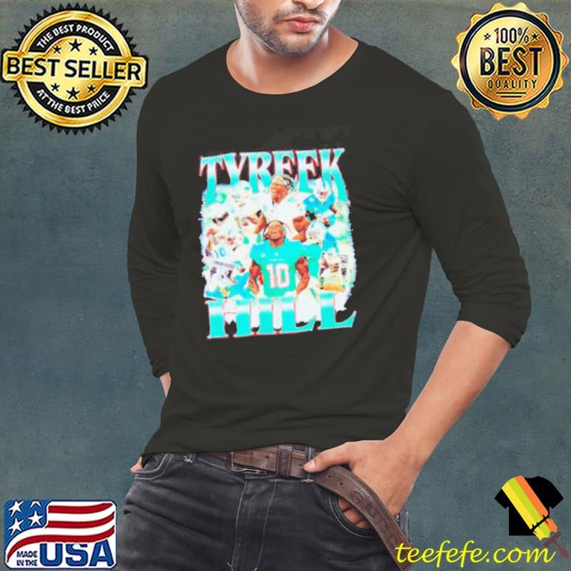 Tyreek Hill Miami Dolphins Retro Shirt Long Sleeve Tee Tyreek Hill Miami Dolphins Retro Shirt Long Sleeve Tee
