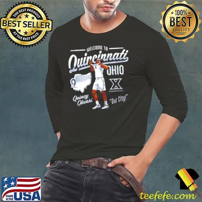 Welcome to Quincinnati Quincy Olivari Cincinnati shirt