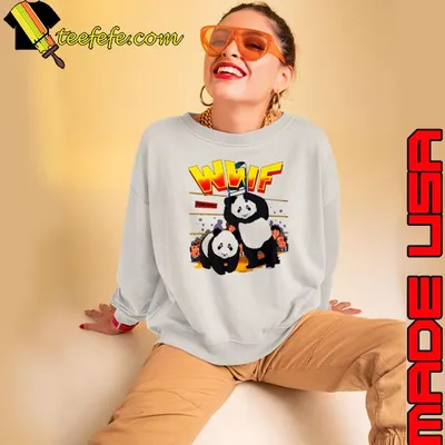 WWF panda WWE parody shirt
