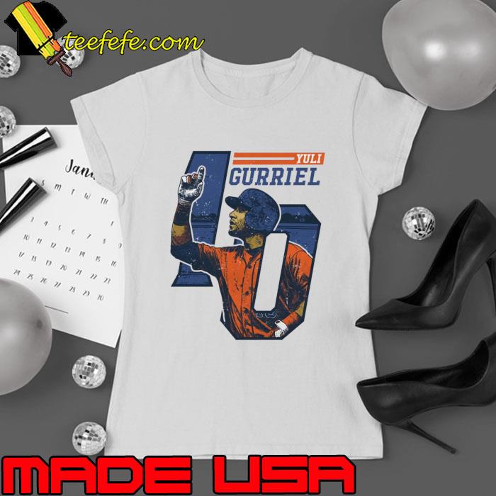 Yuli Gurriel Houston Cuban professional baseball first baseman T-Shirt Ladies tee Yuli Gurriel Houston Cuban professional baseball first baseman T-Shirt Ladies tee