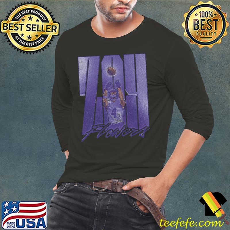 Zay Flowers American football wide receiver for the Baltimore Ravens ZAY T-Shirt Long Sleeve Tee Zay Flowers American football wide receiver for the Baltimore Ravens ZAY T-Shirt Long Sleeve Tee