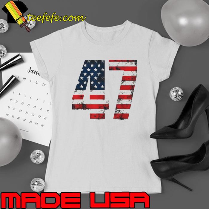 2024 American Flag America 45 47 President Donald Trump Shirt