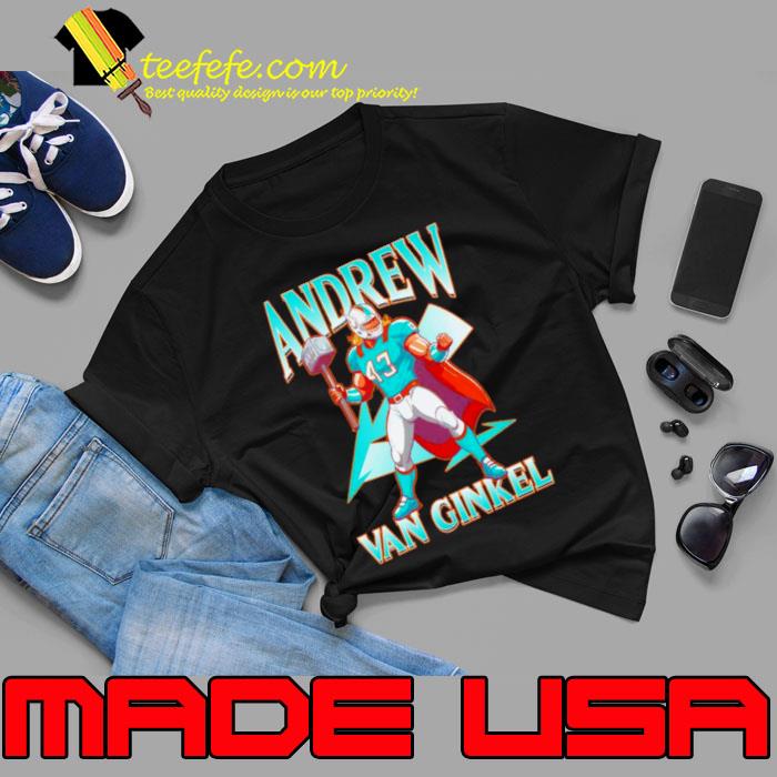 Andrew Van Ginkel Thor Themed Miami Dolphins Shirt Unisex Andrew Van Ginkel Thor Themed Miami Dolphins Shirt Unisex