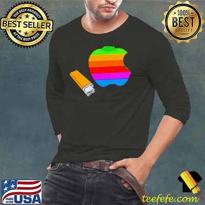 Apple pipe logo shirt