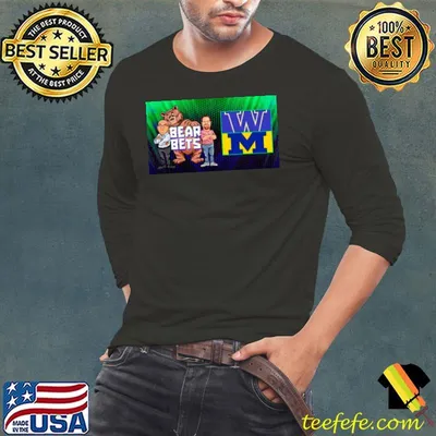 Bear Bets Washington vs. Michigan National Championship Game Monday Shirt