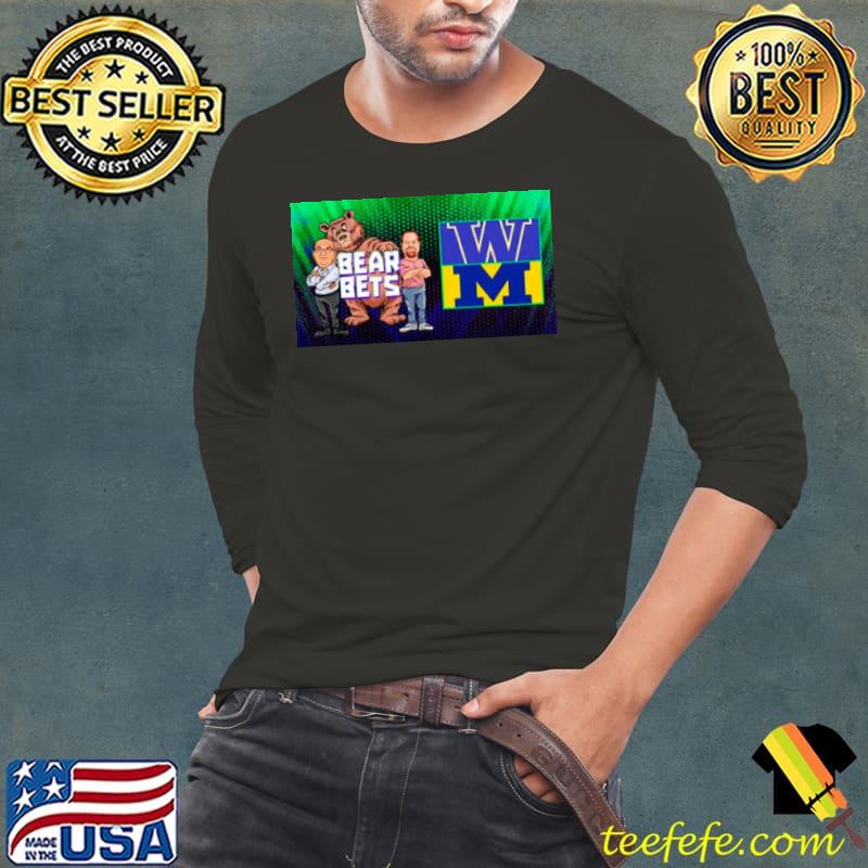 Bear Bets Washington vs. Michigan National Championship Game Monday Shirt