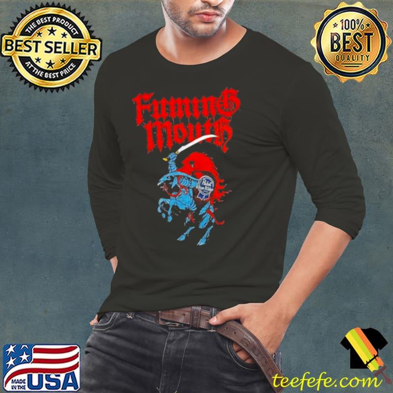 Best fuming Mouth Pabst Blue Ribbon Collab I’ll Find You s Long Sleeve Tee Best fuming Mouth Pabst Blue Ribbon Collab I’ll Find You s Long Sleeve Tee