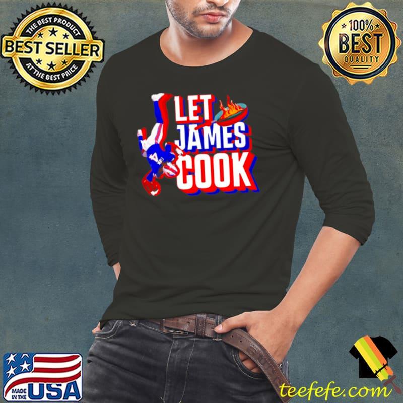 Bills football let james cook shirt