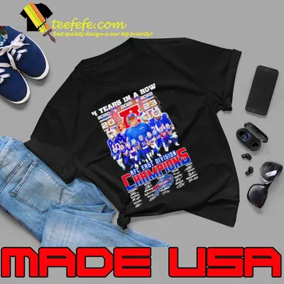 Buffalo Bills 2023 AFC East Division Champions Signatures Shirt