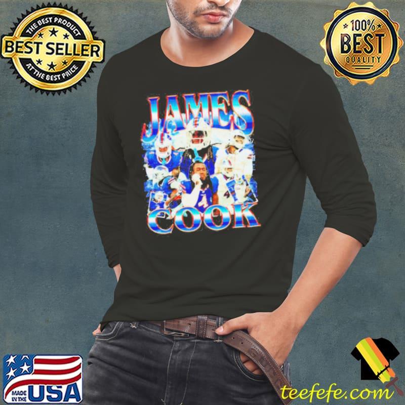 Buffalo Bills James Cook graphic s Long Sleeve Tee Buffalo Bills James Cook graphic s Long Sleeve Tee