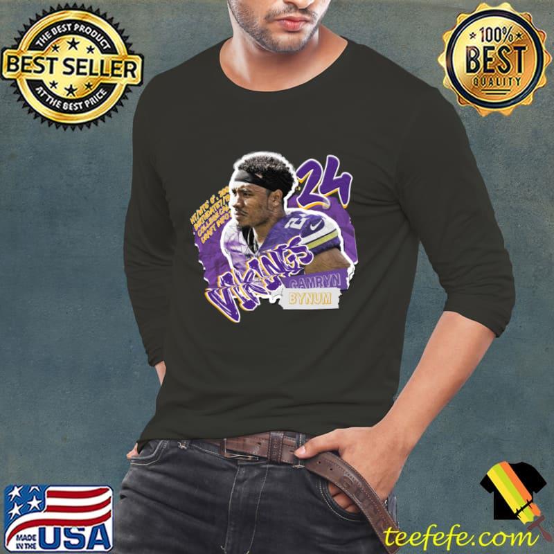 Camryn Bynum Superstar American football safety for the Minnesota Vikings T-Shirt Long Sleeve Tee Camryn Bynum Superstar American football safety for the Minnesota Vikings T-Shirt Long Sleeve Tee