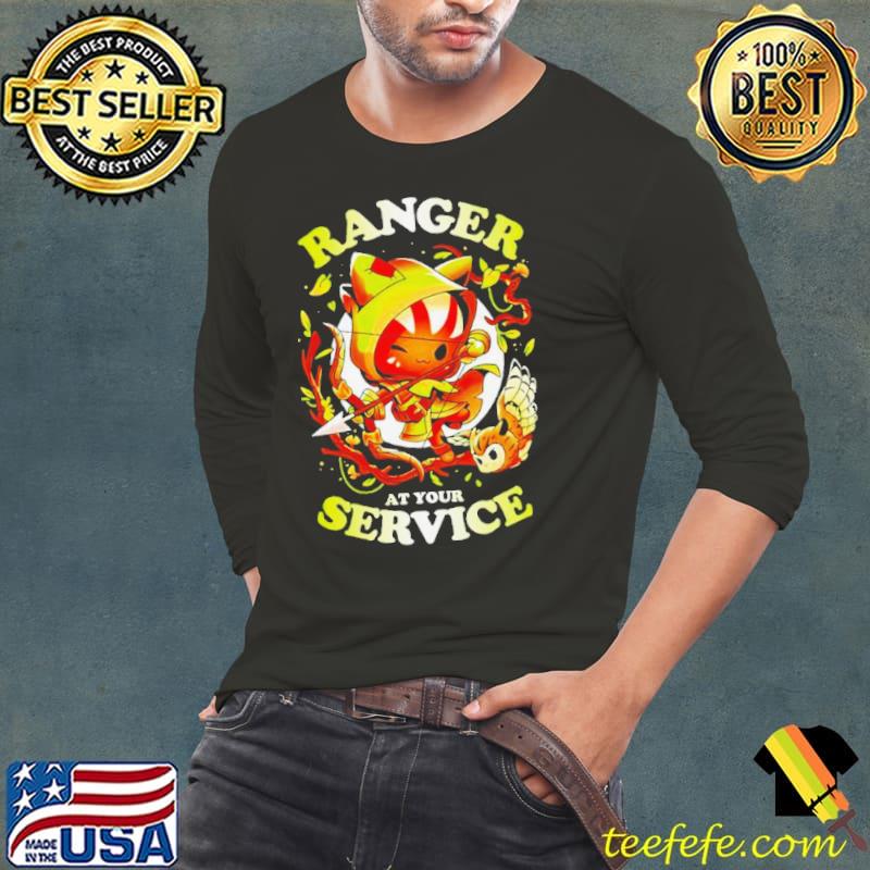 Cat ranger at your service s Long Sleeve Tee Cat ranger at your service s Long Sleeve Tee