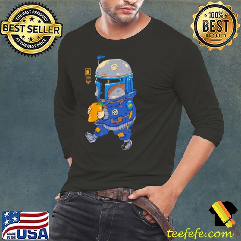 Chibi Jango with a mango s Long Sleeve Tee Chibi Jango with a mango s Long Sleeve Tee