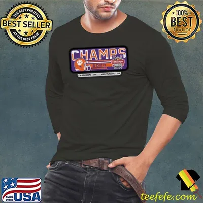 Clemson Tigers Taxslayer Gator Bowl Champions 2023 Shirt