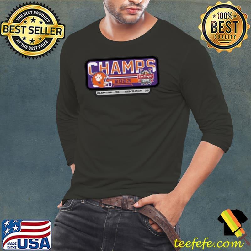 Clemson Tigers Taxslayer Gator Bowl Champions 2023 Shirt