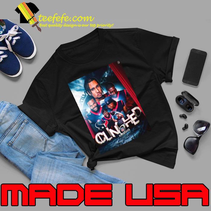 Congrats Houston Texans Clinched Going To The NFL Playoffs Shirt Unisex Congrats Houston Texans Clinched Going To The NFL Playoffs Shirt Unisex