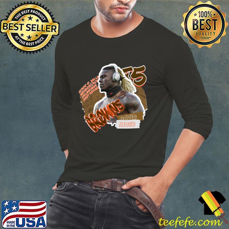 David Njoku American football tight end for the Cleveland Browns T-Shirt David Njoku American football tight end for the Cleveland Browns T-Shirt