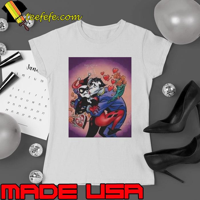 DC Comics Batman Harley Quinn The Joker Valentines shirt