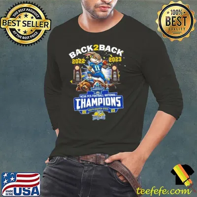 DSU Jackrabbits Mascot Back To Back 2022 2023 NCAA FCS Football National Champions Shirt