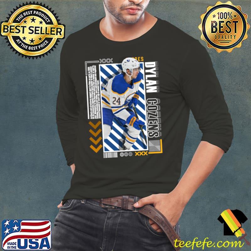 Dylan Cozens Canadian professional ice hockey centre for the Buffalo Sabres T-Shirt Long Sleeve Tee Dylan Cozens Canadian professional ice hockey centre for the Buffalo Sabres T-Shirt Long Sleeve Tee