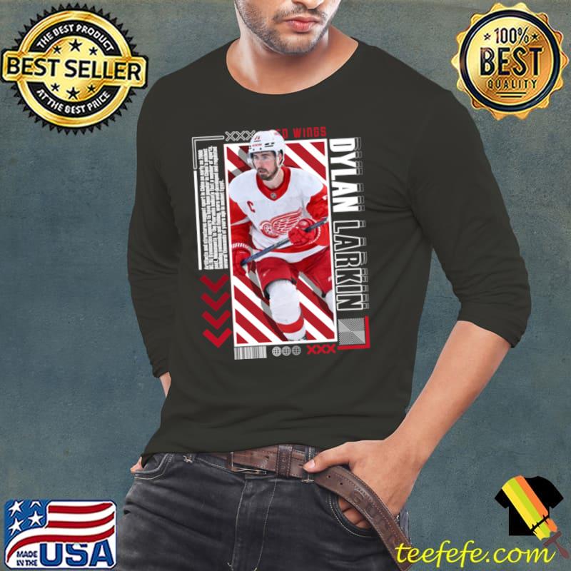 Dylan Larkin American professional ice hockey player and captain of the Detroit Red Wings T-Shirt Long Sleeve Tee Dylan Larkin American professional ice hockey player and captain of the Detroit Red Wings T-Shirt Long Sleeve Tee