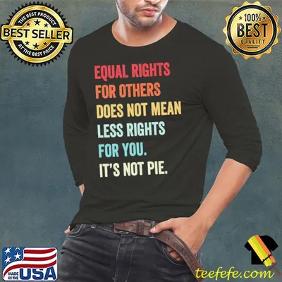 Equal right for others does not mean less rights for you retro shirt