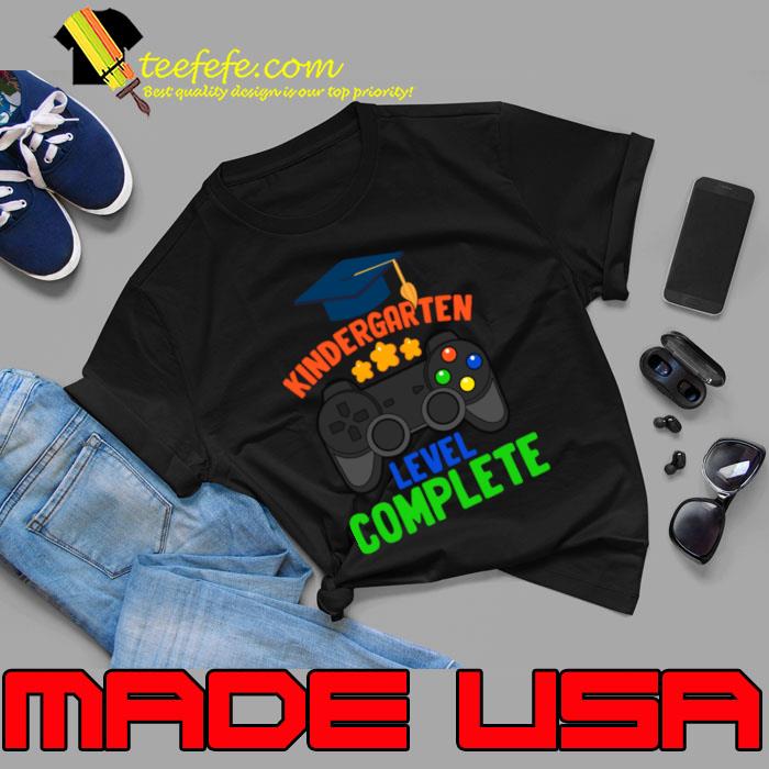 Gaming-Inspired Graduation Kindergarten Level Complete Video Game T-Shirt Unisex Gaming-Inspired Graduation Kindergarten Level Complete Video Game T-Shirt Unisex