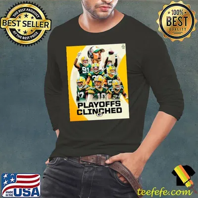 Green Bay Packers Playoffs Clinched Football 2024 Shirt