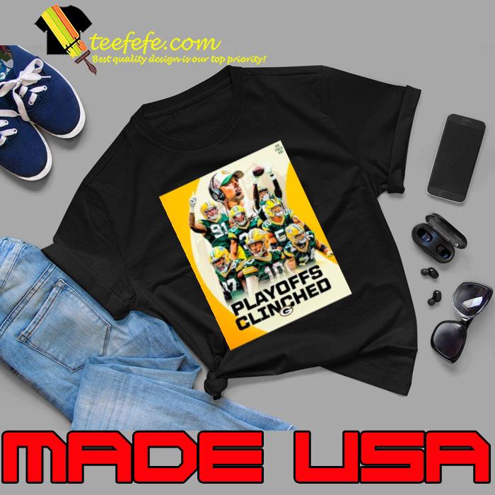 Green Bay Packers Playoffs Clinched Football 2024 Shirt Unisex Green Bay Packers Playoffs Clinched Football 2024 Shirt Unisex