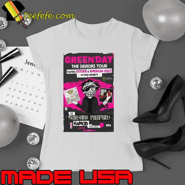 Green Day The Saviors Tour RANCID, The Smashing Pumpkins North America Tour 2024 Shirt Green Day The Saviors Tour RANCID, The Smashing Pumpkins North America Tour 2024 Shirt