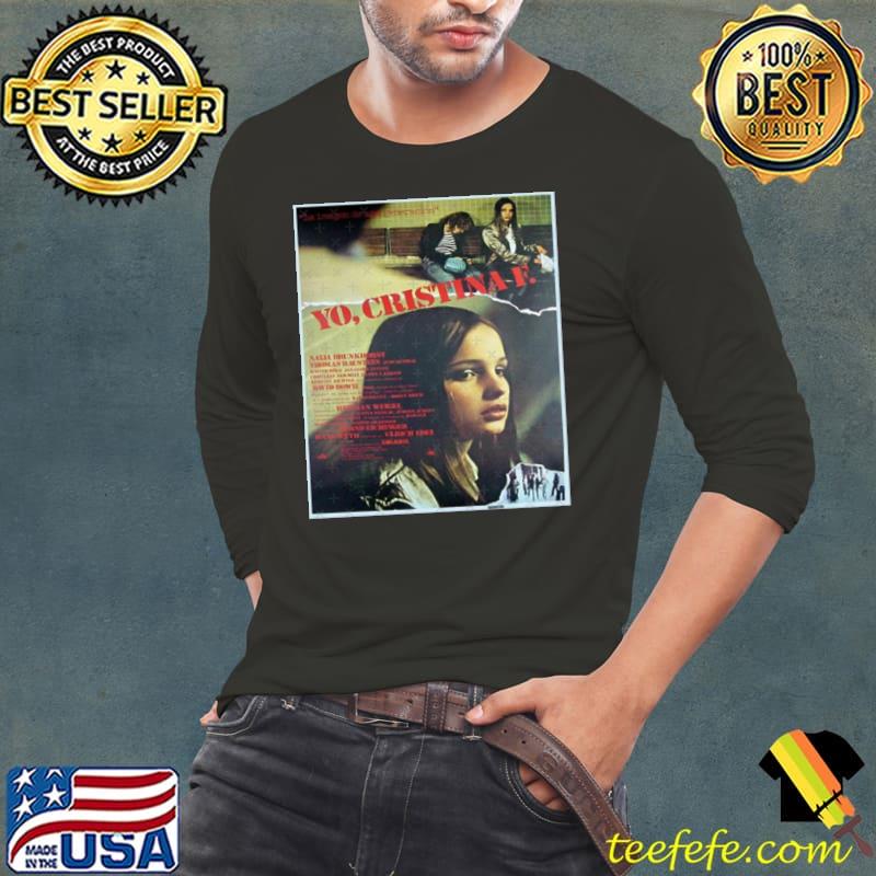 Horror Design Christiane F Film s Long Sleeve Tee Horror Design Christiane F Film s Long Sleeve Tee