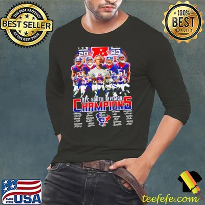 Houston Texans AFC South Division Champions 2023 Signatures Shirt